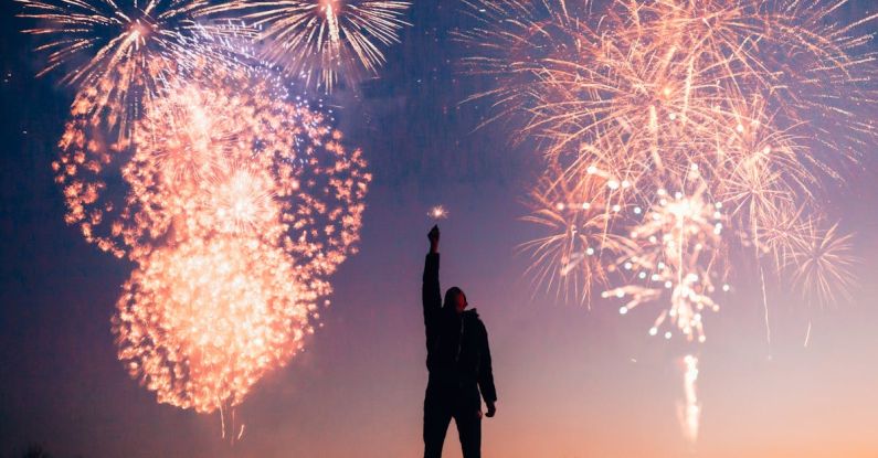 Celebrate - Man With Fireworks