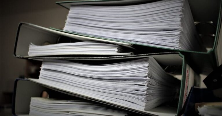 Work Policies - Pile of Folders