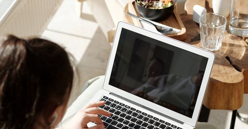 Communication Tech - Woman Working at Home